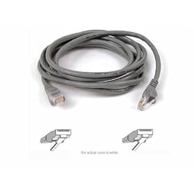 Belkin High Performance - Patch cable - RJ-45 (M) - RJ-45 (M) - 6 ft - UTP - ( CAT 6 ) -... by Belkin