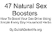 47 Natural Sex Boosters For Men