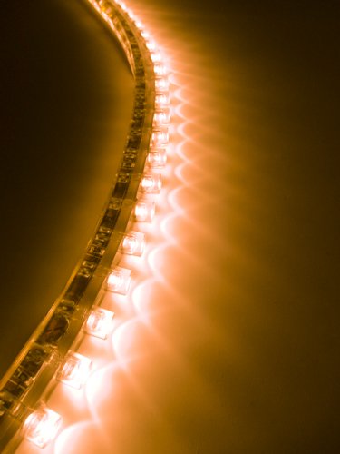 CITI Amber/Orange 24 LED Strip NEON MOTORCYCLE / CAR / BOAT / HOME / POD LIGHT BRIGHT ACCENT GLOW 9LED FLEXIBLE WATER PROOF, Aquarium Light Under Water Proof Tank