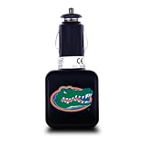 NCAA Florida Gators Dual USB Car Charger with USB Charge/Sync Cable for Apple iPhone, iPod, and iPad