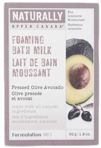 Upper Canada Soap And Candle Naturally Foaming Bath Milk Pressed Olive Avocado, 1.8-Ounce... by Upper Canada Soap & Candle