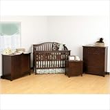 Bundle-45 700 Series Crib Set in Espresso