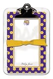 Lousiana State (Lsu) Simple Dot Clipboard Pad