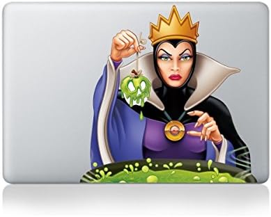 Crisp Decals Snow White Evil Queen Apple Macbook Vinyl Skin Sticker Decal for Retina/Air/Pro 13"