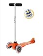 Mini Kick Scooter - ORANGE, for kids age 2-5, the quality 3-wheel scooter