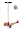 Mini Kick Scooter - ORANGE, for kids age 3-5, winner of the Oppenheim Toy Portfolio Gold and Platinum Best Toy Award Seals 2009 - ALSO available in Aqua, Pink and Blue