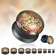 Black Acrylic Double Flat Flare Screw Fit Plug With 'Cannibal' Print - 5/8" - SOLD AS A PAIR