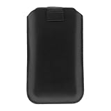 GTMax Black Large Universal Vertical Soft Pouch Case for Nokia E72
