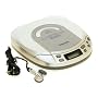 Slim line personal CD player with headphones