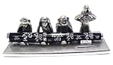 Jac Zagoory Pen Stand Write No Evil - 4 Monkeys Stand - JZ-PH75