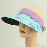 Large Peak Golf Visors-Lilac