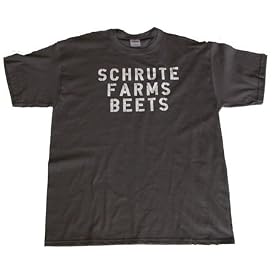 The Office Schrute Farms Beets Adult Short Sleeve T-shirt (White, Grey, Red, Blue, Pink, Khaki in Sizes Small-5XL)