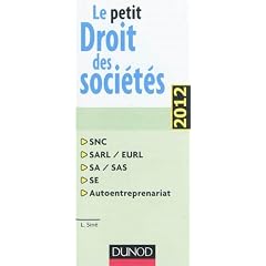 Le petit droit des Soci�t�s 2012
