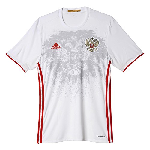 adidas Herren UEFA EURO 2016 Russland Auswärtstrikot Replica, weiß/rot, 2XL, AA0387
