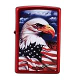 Zippo Lighter Mazzi Freedom Watch, Candy Apple Red