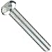 Zinc Plated Steel Tamper Resistant Machine Screw, USA Made, Round Head,  One Way Slotted Drive