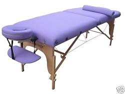 BestMassage 30" Purple Portable Massage Table Package(Includes FREE Carrying Case, Bolster, Adjustable Head Rest)