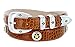 Presidential Gold Star Western Golf Concho Black Dress Belt for Men