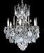 Gold Rock Crystal Palais Royale Chandelier 9lt