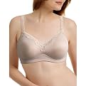 Gilligan & OMalley® Lace Trim Soft Cup Nursing Bra - Mocha