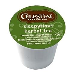 Celestial Seasonings Sleepytime Herbal Tea, K-Cup Portion Pack for Keurig K-Cup Brewers, 24-Count