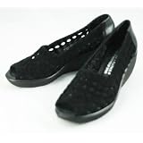 Donal J Pliner Neva Black Woven Suede Ladies Wedge by var goTwisterProductImageStrings = new Object();goTwisterProductImageStrings['prodImageNotAvailTextNoColor'] = 