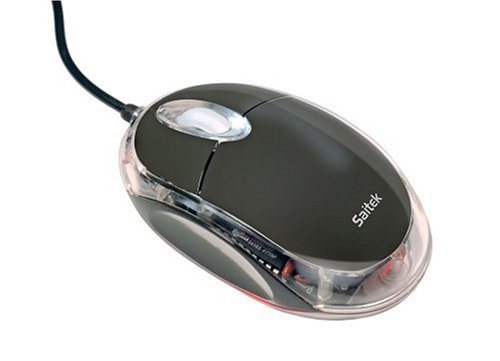 Saitek optische Notebookmaus schwarz