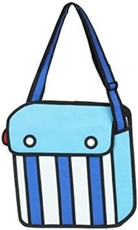 Oime 1 Color 3D Jump Style 2D Drawing From Cartoon Paper Shoulder Bag