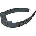 Adjustable Black Rubber Fin Straps (1 Pair)