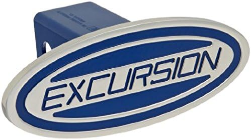 TM Performance 64001 Blue Ford Excursion Oval 2" Billet Hitch Cover