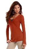 Apparel : Ruched V-Neck Sweater
