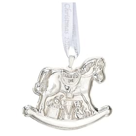 Reed & Barton Baby's First Sterling Silver Rocking Horse Ornament