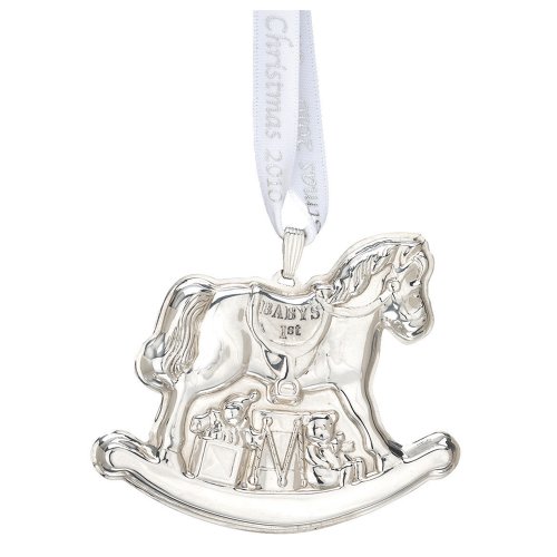 Reed & Barton Baby's First Sterling Silver Rocking Horse Ornament