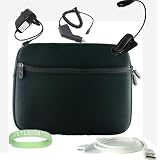 Black Luxmo Amazon Kindle DX Carrying Sleeve With Extra Pocket + Black Rapid Kindle DX Car Charger + Black Kindle DX Wall Charger + Amazon Kindle Data Cable + Black Ebook Reader LED Light + Live*Laugh*Love Wrist Band!!! (Kindle DX Not Included)