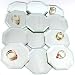 12 Octagon Mirrors Displays Jewelry Counter Showcase 2.5"