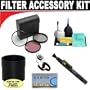 High Resolution 3-piece Filter Set (UV, Fluorescent, Polarizer) + 6-Piece Deluxe Cleaning Kit + Lens Adapter Tube (If Needed) + Lenspen + Lens Cap Keeper + DB ROTH Micro Fiber Cloth For The Canon PowerShot G10 Digital Camera