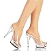 All Products : CLOSEUP-501 5" Open Toe Mule, Clear/Clear-Size 7