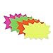 Ready Flow Small Assorted Fluorescent Solar Burst Sign Cards - 9