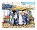 Bargain Hunters World Culture Giclee Poster Print by Annette McCabe, 10x8