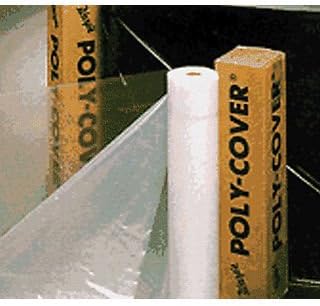 Warp Brothers® Poly-Cover® Black Plastic Sheet; 100'(L) x 20'(W) x 6mil(T)