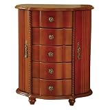  Mele Savannah Burlwood Walnut jewelry box