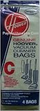 Hoover Type C Vacuum Bags - 4 Pack