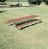 10 Extra Heavy Duty Shelter All Welded Picnic Table With 2 x 10 x 10 Aluminum Planks