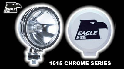 6 100W OFF ROAD SPOT LIGHT CHROME HOUSING CLEAR LENSE