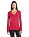 Soffe Women's Long Sleeve V Neck Tissue Tee