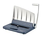 Zoom Produkt-Bild: Leitz 74010000 Drahtbindeger&auml;t wireBIND 300 f&uuml;r A4, bis zu 125 Blatt, blau/silber