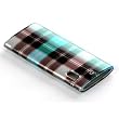 Premium Designer Crystal Snap-on Case for the Apple iPod Nano 5 5th Generation - Blue, Green Checkers Plaid Print