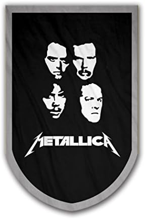 Customized Metallica Band House Flag Wall Tapestries Double-Sided 23.63x37 Inch