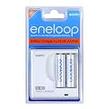 Sanyo eneloop Schnellladeger�t MDR-02 mit 2 Stk. eneloop Batterien AA Mignon