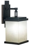 Kenroy Home 70212ORB Plateau Large One Light Wall Lantern, Oil Rubbed Bronze